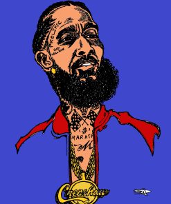 NIPSEY HUSSLE CRENSHAW CHAIN PRINT
