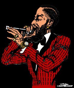 NIPSEY HUSSLE MIC POSTER PRINT