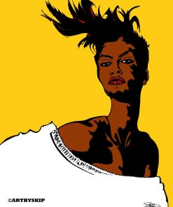 HIGH HAIR POSTER PRINT