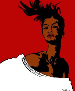 HIGH HAIR CANVAS PRINT