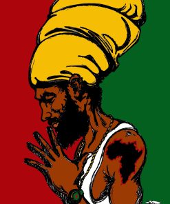 AFRICA PRAY CANVAS PRINT