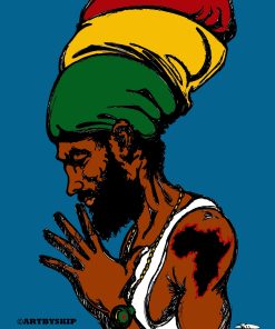 AFRICA PRAY POSTER PRINT