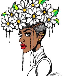 FLOWER MO HAWK NEW ROLLED CANVAS PRINTS