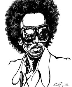 YOUNG MILES POSTER PRINT