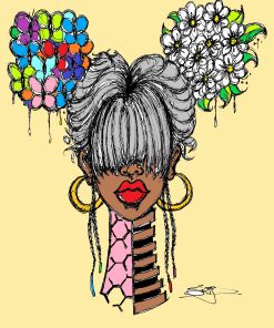 SPACE PIG TAILS POSTER OR ROLLED CANVAS PRINTS