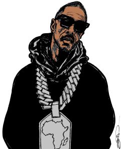 IDRIS THE VISIONARY POSTER OR ROLLED CANVAS PRINTS