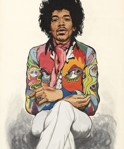 JIMI EYES ORIGINAL POSTER PRINT
