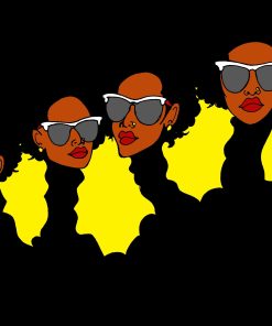 4 GIRLS AFRO AND SHADES