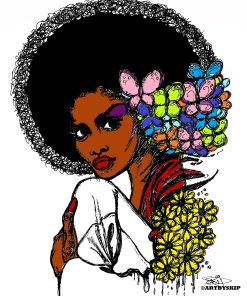 AFRO FUNK 2 POSTER OR ROLLED CANVAS PRINT