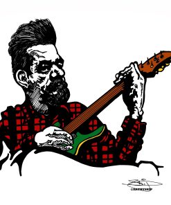 LOPEZ GUITAR POSTER PRINT