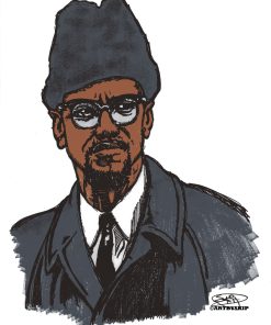 MALCOLM X CANVAS PRINT