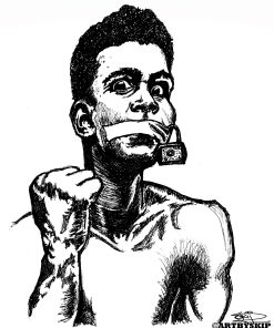 ALI POWER POSTER PRINT