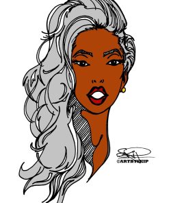 SIDE HAIR SISTER POSTER PRINT