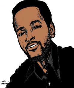 YOUNG MARVIN POSTER OR ROLLED CANVAS PRINT