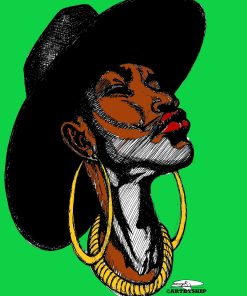 SOUL SISTER WITH HOOPS CANVAS PRINTS