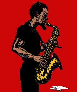 THE JAZZ MANN CANVAS PRINTS