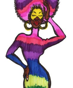 AFRO HIGH FASHION FUNK CANVAS PRINTS