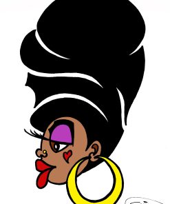 BETTY WRAP  POSTER PRINT