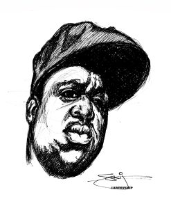 BIGGIE HIP HOP KING POSTER PRINT