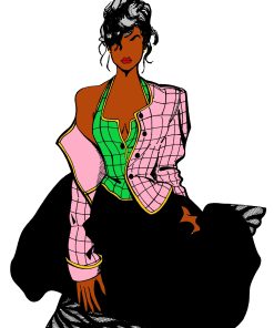 COLOR HI FASHION ILLUSTRATION POSTER PRINTS